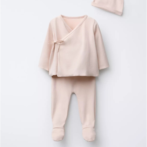NEWBORN SET AND POUCH - Beige-pink | ZARA United States