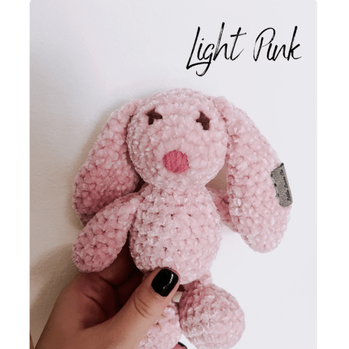 Crochet Small Velvet Floppy Bunny