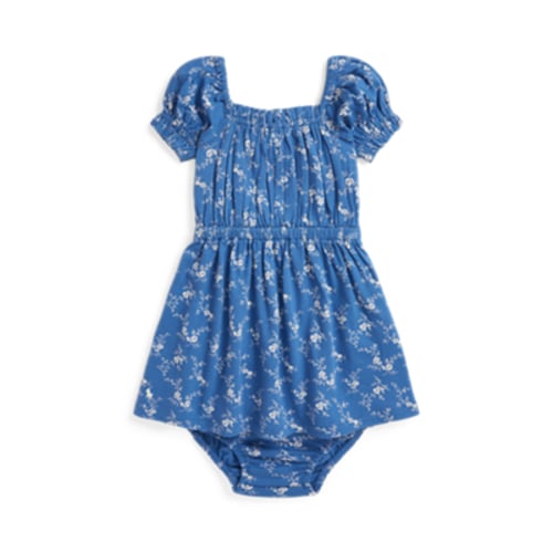 Floral Cotton Jersey Dress & Bloomer