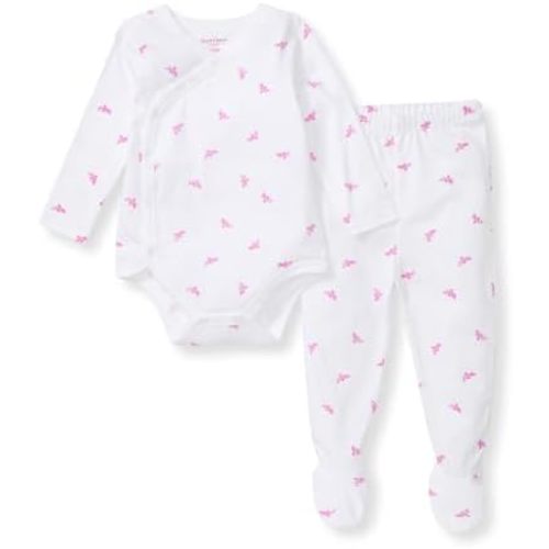 Burt's Bees Baby Unisex Bodysuit and Pant Set, 100% Organic Cotton