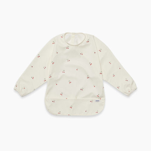 Lalo Smock Bib - Cherry