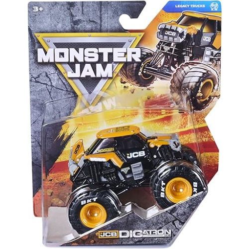 Monster Jam 2026 Official 1:64 Diecast Truck Series 46 Legacy Trucks JCB DIGatron