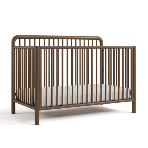 Storkcraft Porto Deluxe 5-in-1 Convertible Crib with Bonus Toddler Guardrail & Reviews | Wayfair
