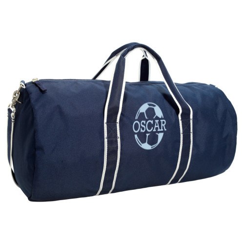 Mackenzie Navy Solid Large Duffle Bag | Pottery Barn Kids