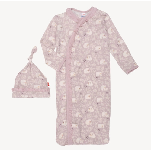 cuddle club modal magnetic cozy sleeper gown + hat set – Magnetic Me