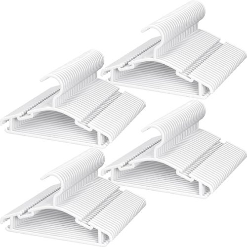 GoodtoU Baby Hangers 100Pack Kids Plastic Baby Clothes Hangers for Closet Small Children Infant Toddler Child
