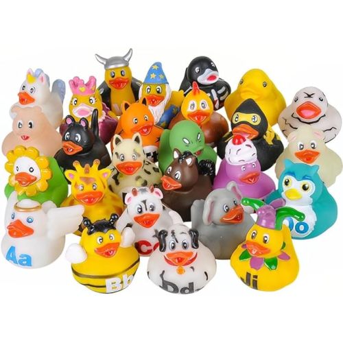 2" ALPHABET RUBBER DUCKIES