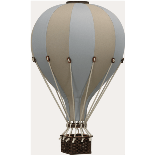 Decorative Hot Air Balloon - size small Mint-Grey