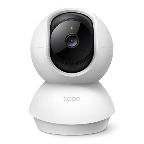 TP-Link Tapo Pan/Tilt Security Camera for Baby Monitor, Pet Camera w/Motion Detection, 1080P, 2-Way Audio, Night Vision, Cloud & SD Card Storage, Works with Alexa & Google Home (Tapo C200)