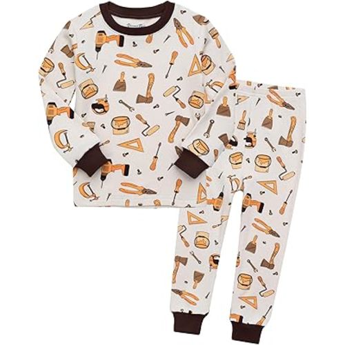 VAENAIT BABY 6M-12Y Kids Unisex Girls & Boys Soft Comfy Modal Tencel Sleepwear Pajamas 2pcs or 4pcs Set