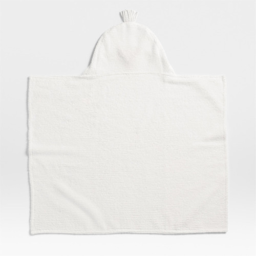 Personalized Duck Pampas Ivory Organic Cotton Hooded Baby Towel