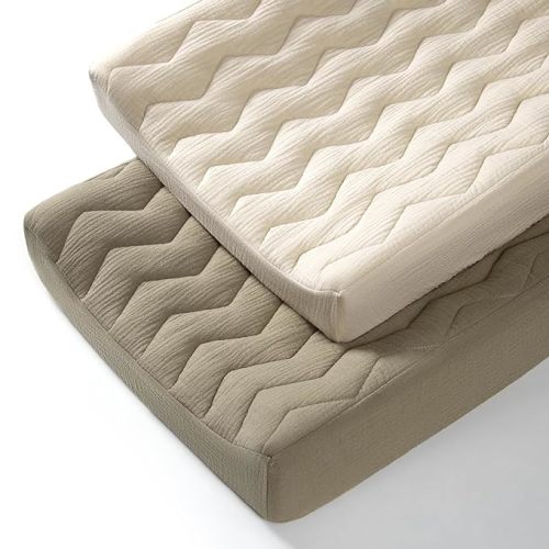 Amazon.com: lulumoon Muslin Changing Pad Cover