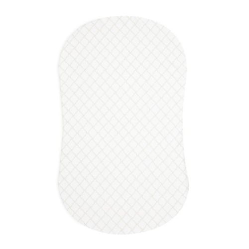 HALO® BassiNest® Nautical Net Cotton Fitted Sheet in White/Beige