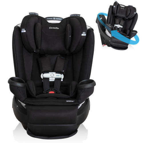 Evenflo® Gold Revolve360 Extend All-in-One Rotational Car Seat with SensorSafe - Evenflo® Official Site