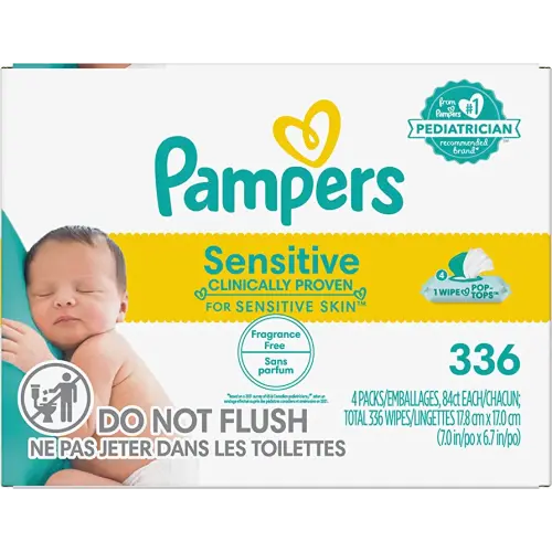 Pampers Sensitive Water Based Baby Diaper Wipes