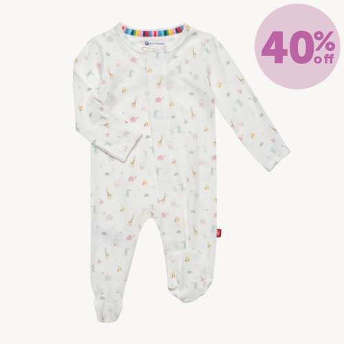 pink little bitty pretty one modal magnetic parent favorite footie – Magnetic Me