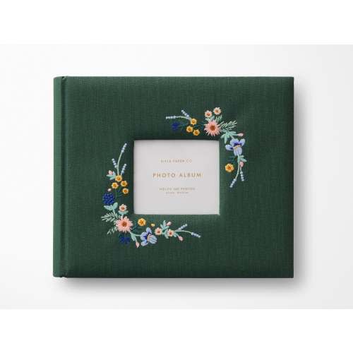 Embroidered Heirloom Photo Album - Wildwood – Rifle Paper Co