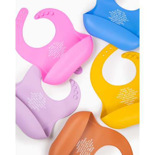 Meal Blessing Silicone Bib