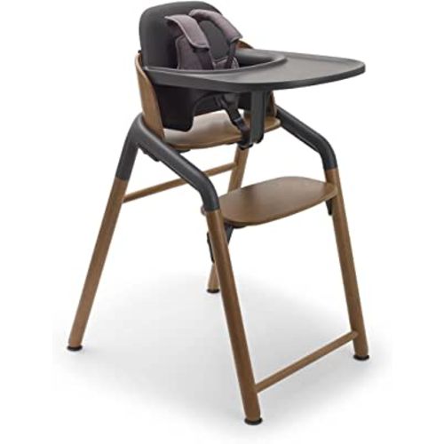 Bugaboo Giraffe Wooden Baby High Chair, Warm Wood/Gray