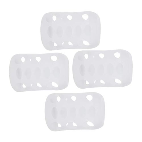 8 Pcs Milk Bottle Sleeves Pigeon Supplies Silicone Bottle Cover Feeding Glass Covers Glass Bottle Sleeves Nursery Bottle Cover Feeding Bottle Baby White Anti-Fall Cover