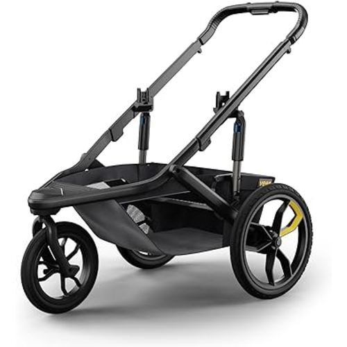 Veer Switchback &Jog Jogger Stroller Frame | 3 Wheel All-Terrain Jogging Stroller for Switchback Seat | Fits All Major Infant Car Seats (Adapters Sold Separate) | Shock Absorbing and Maneuverable