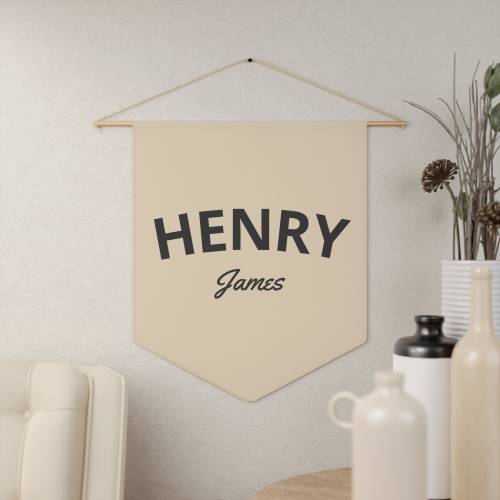 Custom Name Pennant, Custom Pennant, Personalized Name Wall Banner, Kids Nursery Decor, Baby Room Decor, Boyhood Pennant, Custom Name Flag