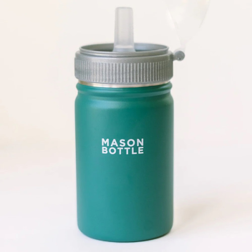 Stainless Steel Straw Cup, 16oz – Mason Bottle