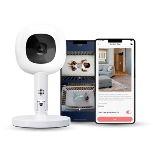 Nanit Pro Smart Baby Monitor & Flex Stand - White