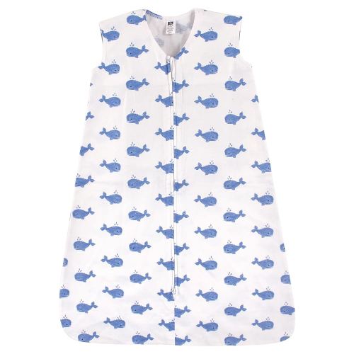 Hudson Baby Unisex BabyCotton Sleeveless Wearable Sleeping Bag, Sack, Blanket