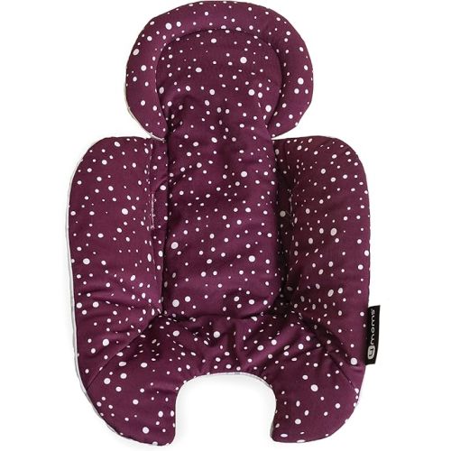 4moms RockaRoo and MamaRoo Infant Insert, Machine Washable, Soft, Plush Fabric, Reversible Design, Maroon