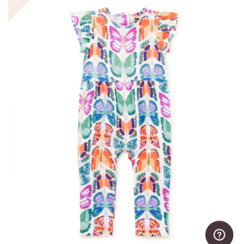 Tulip Sleeve Baby Romper | Tea Collection