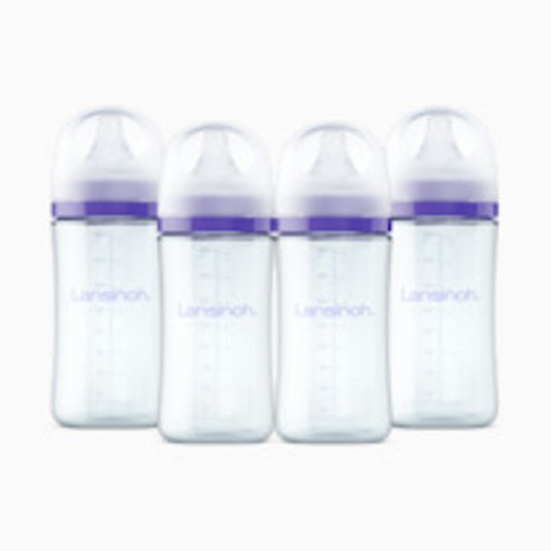 Lansinoh Glass Baby Bottles - 8 Oz