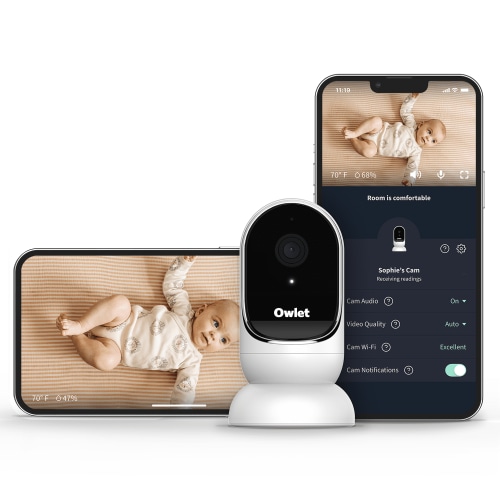 Owlet Cam - HD Baby Monitor with Encrypted WiFi, 2-Way Talk, Night Vision, Temp & Humidity