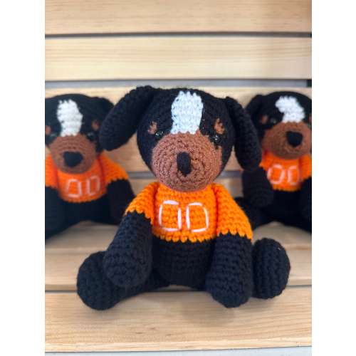 Smokey the dog, Tenessee Vols, crochet mascot