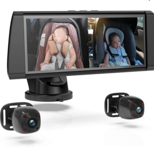 Rexing BC300 Dual Channel Baby Car Camera 1080p HD, IR Night Vision & Split-Screen Display – Rexing USA