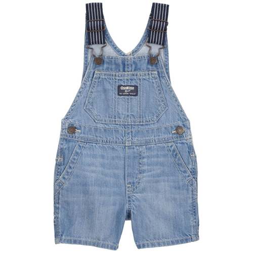 Blue Baby Denim Shortalls - Blue