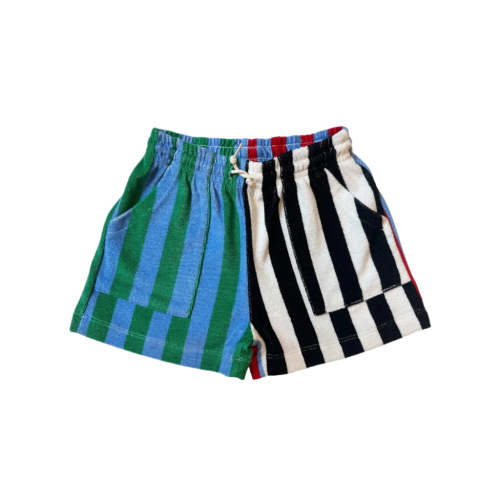 Baby and Kid Terry Striped Shorts | Multi – OMAMImini
