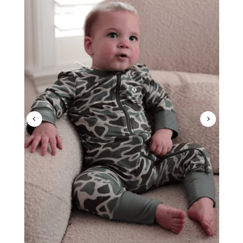Baby Zip Up - Retro Duck Camo – BURLEBO