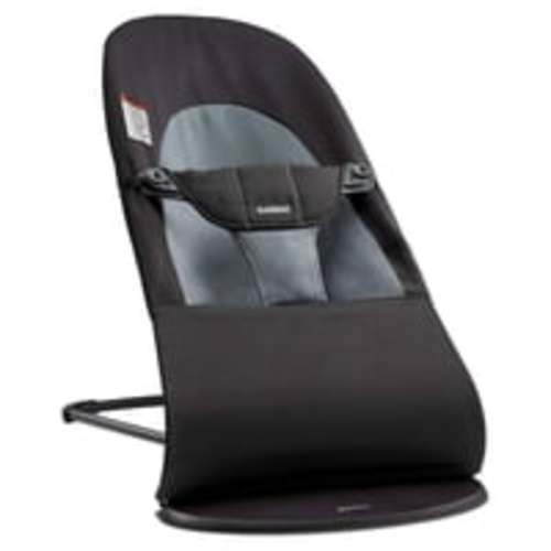 BabyBjörn Bouncer Balance Soft, Cotton, Black/Dark Gray