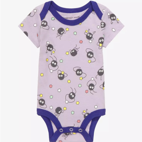 Studio Ghibli Spirited Away Soot Sprites Allover Print Infant One-Piece | BoxLunch