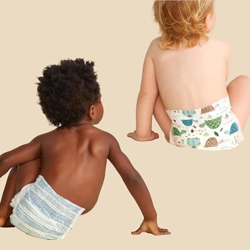 The Honest Company Clean Conscious Diapers for Sensitive Skin | Hypoallergenic, Fragrance Free | Gender Neutral Prints | Club Box, Size 2 (12-18 lbs), 72 Count