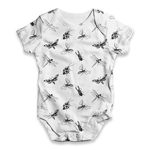 TWISTED ENVY Baby Bodysuits Insects Illustration