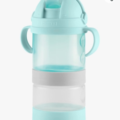 Amazon.com : Skip Hop Sip-to-Snack, Teal/Gray : Baby