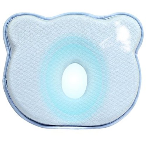 Portable Memory Foam Soft and Cozy Pillow,Breathable Bedding Set Prevent Flat Head Pillow Blue11