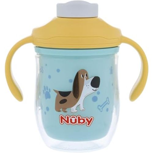 Nuby 2-in-1 Insulated Toddler Cup - 7 oz