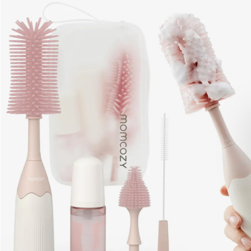 Momcozy Innovative Push-Press Design Bottle Brush Kit