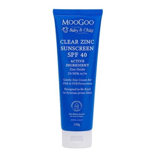 Moogoo Baby Clear Zinc Sunscreen SPF 40 120g