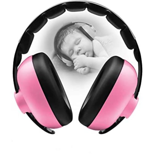Baby Headphones Noise Cancelling Headphones for Babies for 3 Months to 3 Years (Pink)