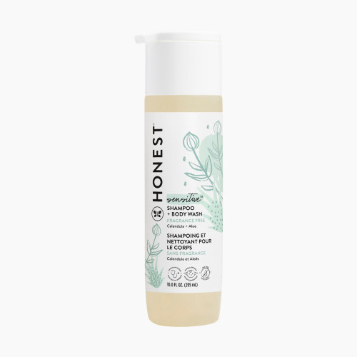 The Honest Company Shampoo & Body Wash - Sensitive (Fragrance Free), 10 Fl Oz