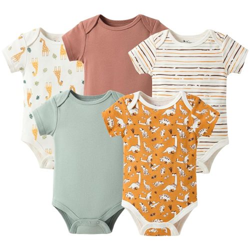Unisex Baby Bodysuits Multipacks – Super Soft Cotton One-Piece Undershirt for Newborns and Infants (0-24 Months)
